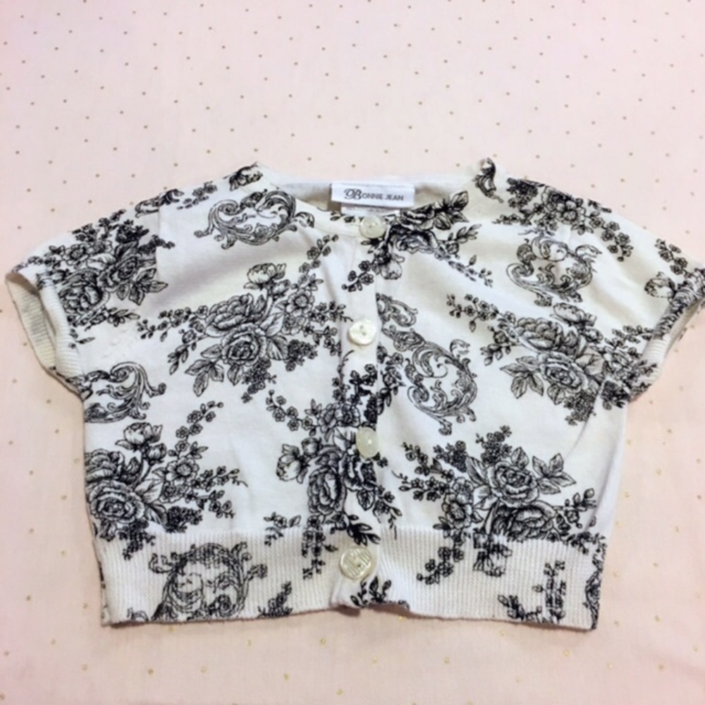4/$20 Bonnie Jean Cardigan Top Size 6